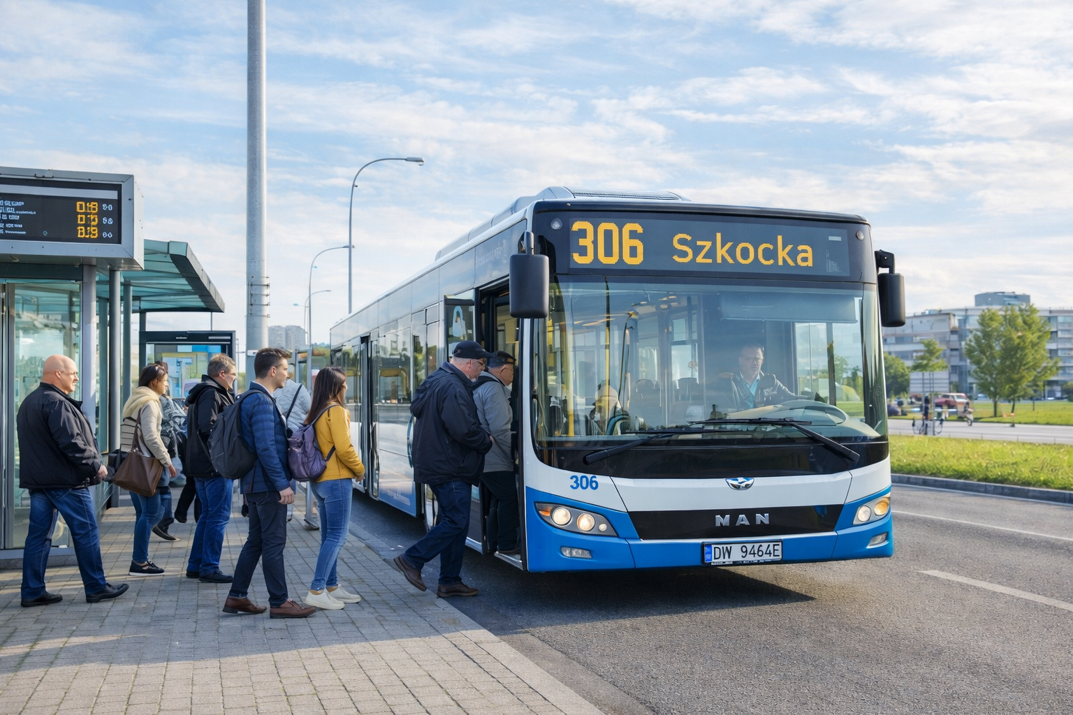 Nowa linia autobusowa 306 — Strachowice — Szkocka