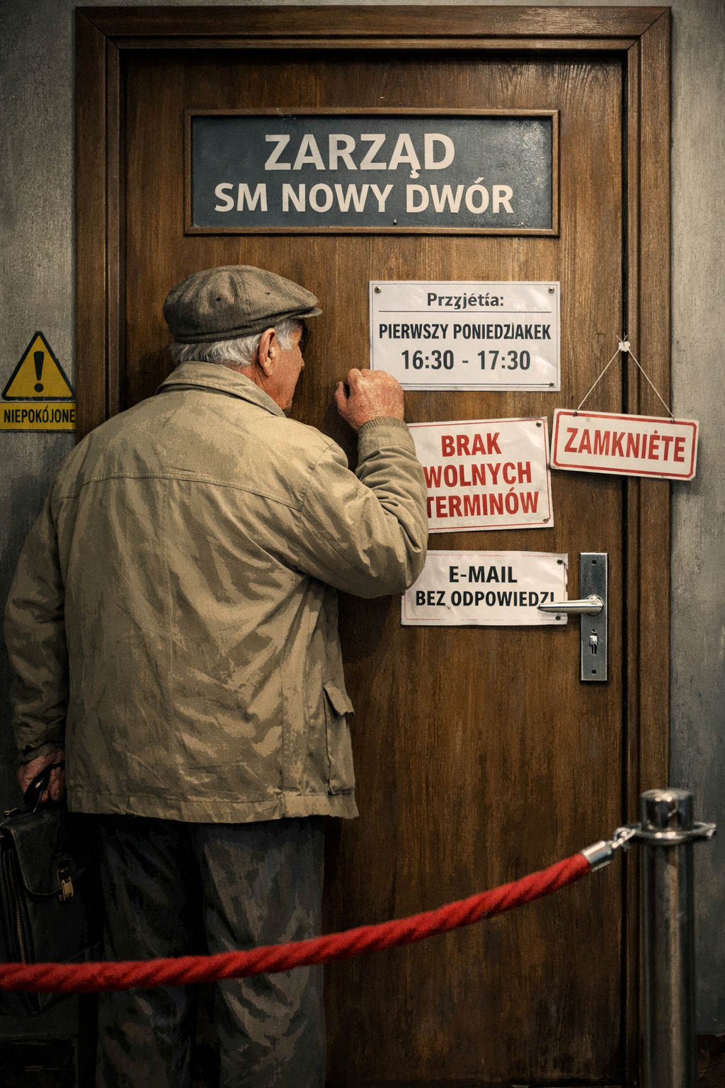 Zamknięte drzwi spółdzielni