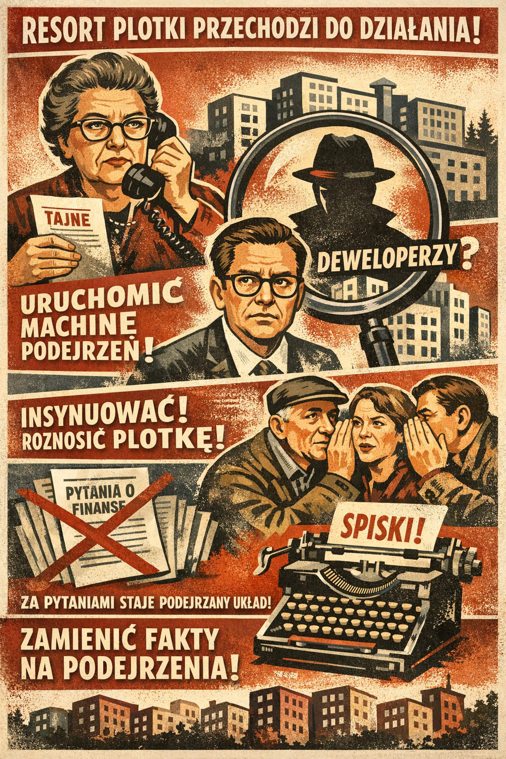 Wielki spisek dewelopera z klatki B